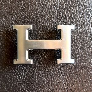 Hermes H belt buckle